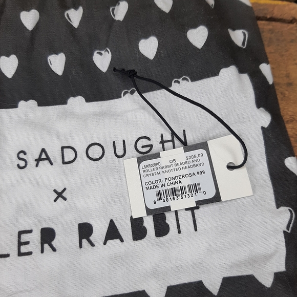 Lele Sadoughi x Roller Rabbit Ponderosa Headband and Matching Earrings - Picture 9 of 9